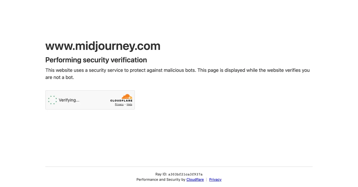Midjourney interface