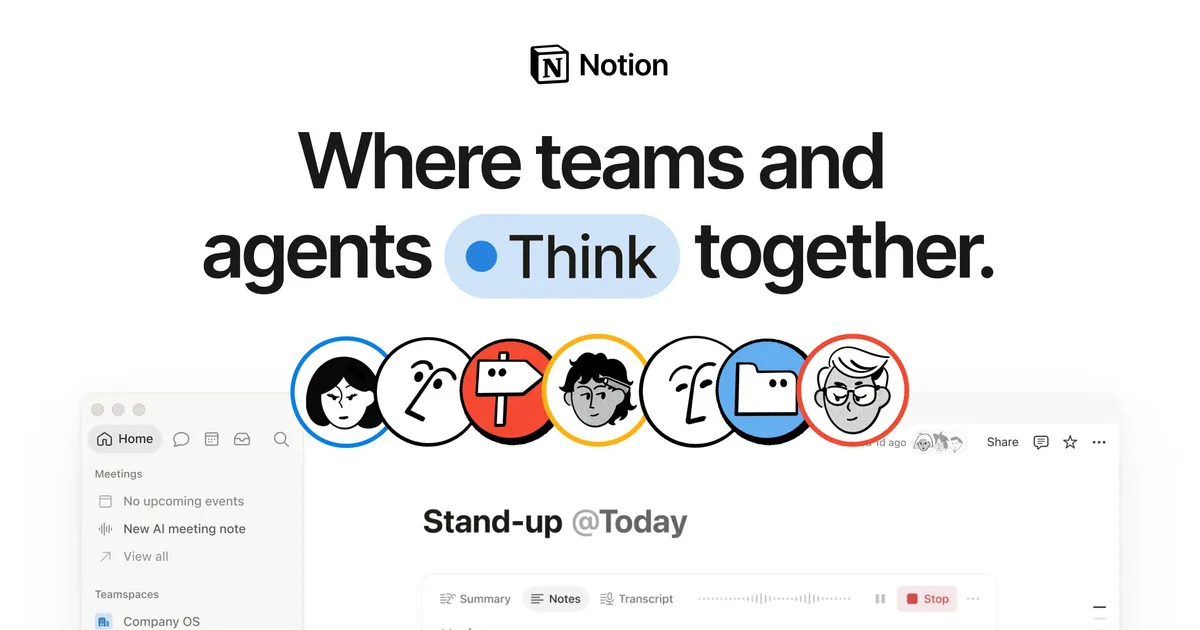 Notion interface