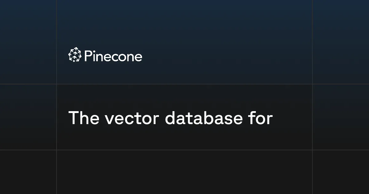 Pinecone interface