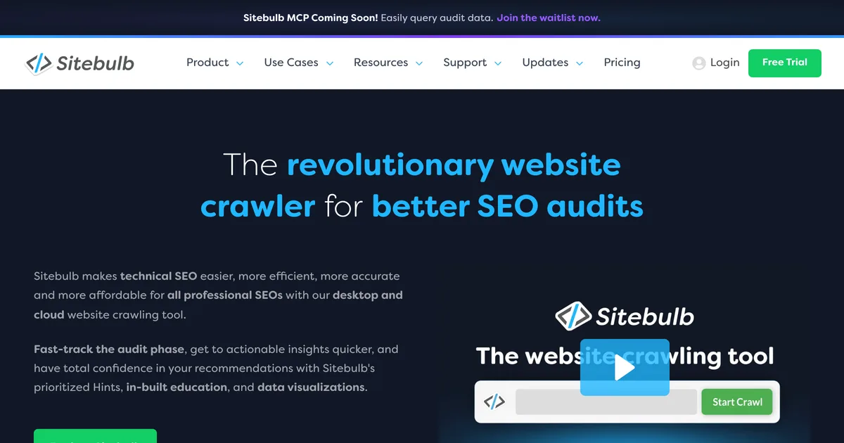 Sitebulb interface